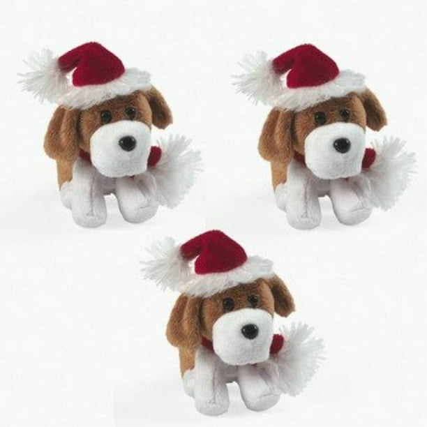 Plush Christmas Bean Bag Dogs - Stocking Stuffers & Toys & Novelty Toys ...