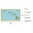 thumbnail image 2 of Rand McNally Atlas Map of Hawaii - Vintage Hawaiian Colored Cartographic Map c.1898 - 8 x 12 inch Vintage Wood Art Sign, 2 of 4