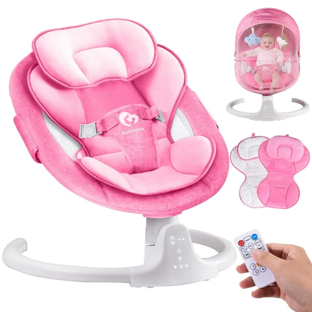 Columpio para Bebé Bellababy Portátil 3 Posiciones 5 Velocidades con Bluetooth