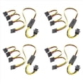 thumbnail image 1 of 4X Tarjeta Gráfica de 6 Pines una Disco Duro Cable de Alimentación Cable de 12 V una Disco Duro Estabilización de Voltaje Reductor, 1 of 5