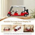 thumbnail image 3 of NIAIZEK golf cart model props Golf Cart Model Alloy Red 1Set Pullback Decoration, 3 of 8
