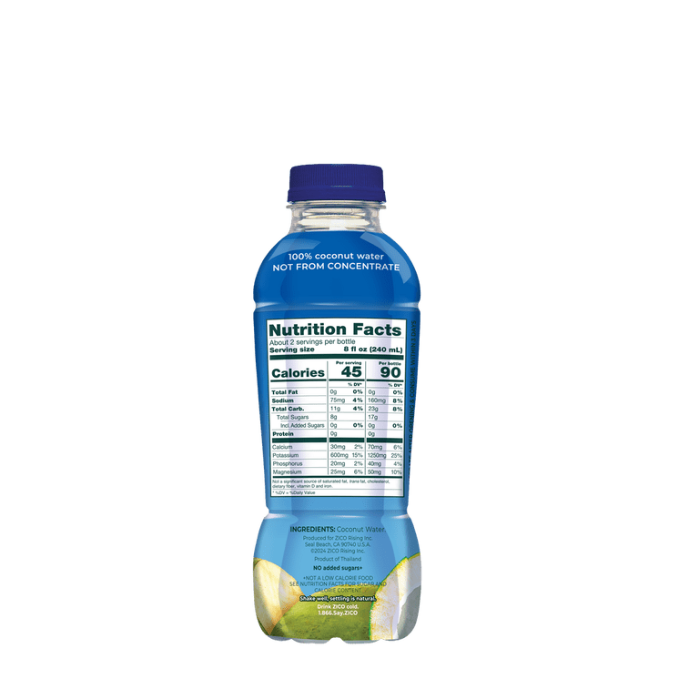 Pack of 12, Zico 100% Natural Coconut Water Multipack, 16.9 fl oz