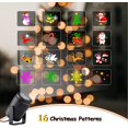 thumbnail image 2 of Proyector de Navidad para exteriores, lámpara de proyector LED con 16 patrones dinámicos, luz de decoración de Navidad, iluminación de Navidad para fiestas en interiores, Navidad, Halloween, Año Nuev JAMW Sencillez, 2 of 5