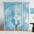 thumbnail image 3 of Renaiss Marble Texture Blackout Rod Pocket Curtains, Abstract Liquid Art Thermal Insulated Window Drapes for Bedroom, Dust-Proof Easy to Clean Curtains for Living Room Kitchen Dining-W42xL63in, 3 of 6