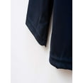 thumbnail image 3 of Ftwytp Men's Solid Color Sport Shirt With Zip-Up Lapel Long Sleeve Lapel Top/Shirt Pullover Hoodie Men Sherpa Pullover Knit Pullover Tank Tops For Mens Tshirts Short Sleeve Navy, 3 of 9