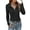 Bm02 Black, variant on Womens Sweater Long Sleeve Knit 2025 Fall Quarter Zip Fitted Business Casual Work Warm Pullover Tops
