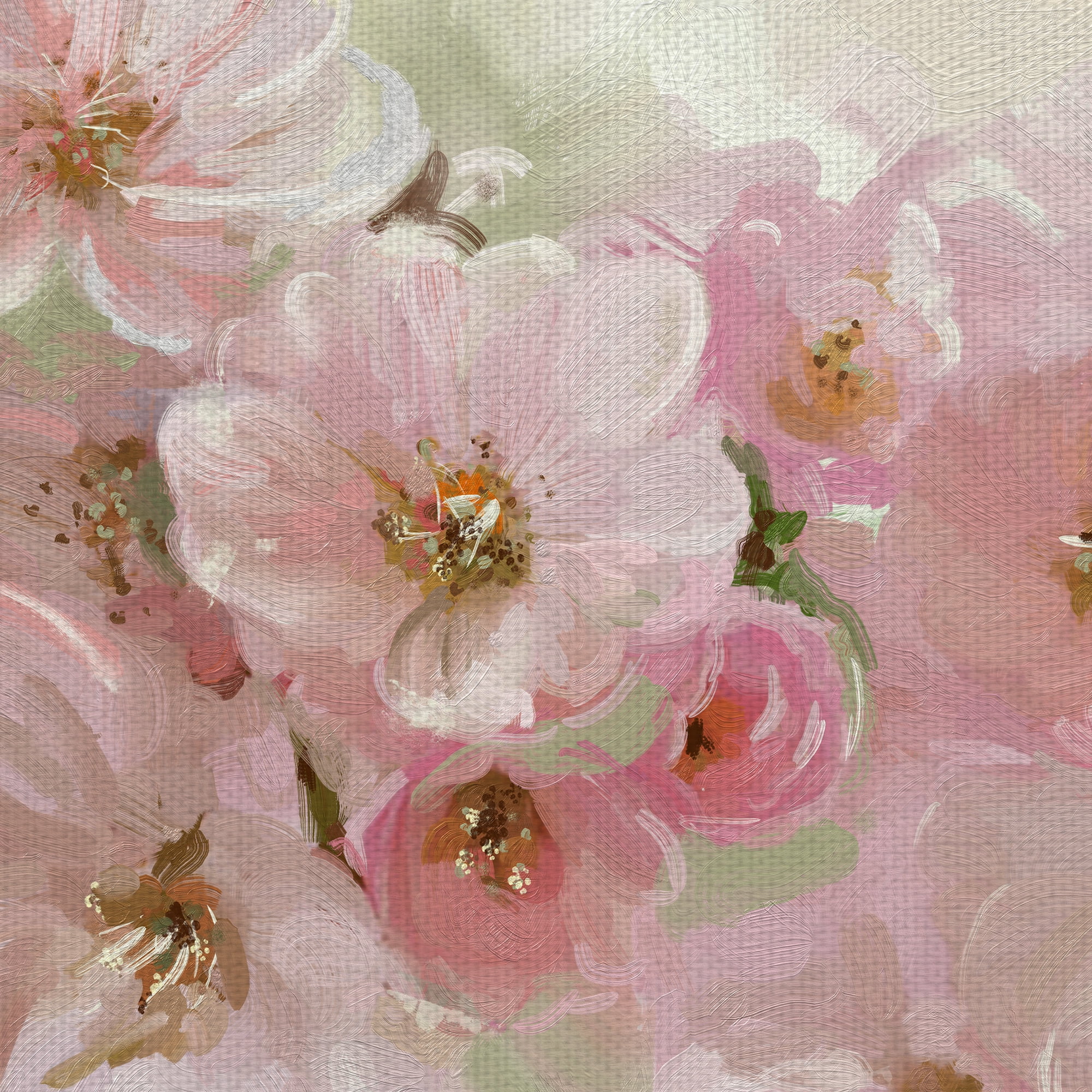 Masterpiece Art Gallery Japanese Cherry Tree Blossom By Studio Arts Canvas Art Print 22" x 28"