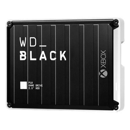 WD - WD_BLACK P10 Game Drive for Xbox 1TB External USB 3.2 Gen 1 Portable Hard Drive - Black With White Trim