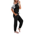 thumbnail image 3 of Women Casual Sweatsuit Pullover Sweatpants Sport Outfits Jogger Set with Drawstring, 3 of 5