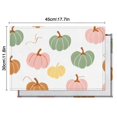 thumbnail image 6 of Fall Pumpkins Pattern Summer Placemats Table Placemats Set Of 4-Linen Kitchen Washable Placemats Table Mats 12"x18" Non-Slip Heat Resistant, 6 of 6