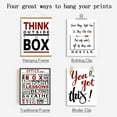 thumbnail image 2 of 1set 6pcs/set Canvas Prints Success You Got This Office Rules Canvas Art Office Inspirational Painting tive Wall Art Pictures for Office Wall Decor 25x20cm Other (Craft & Sewing supplies Storage), 2 of 6