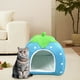thumbnail image 4 of Apmemiss Clearance Winter Indoor Outdoor Pet House Foldable Yurt Strawberry Tent, Warm Shelter for Cats Dogs, Small Medium Breeds, Easy Storage, 4 of 8