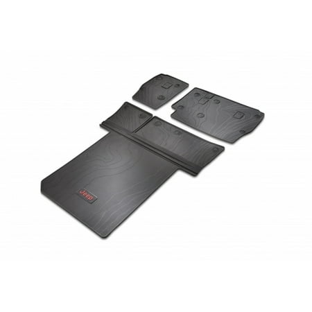 - Mopar 82215185AC Molded Cargo Area Tray Jeep Wrangler W/ Leather Seats