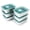silver, variant on 6 count Stainless Steel Stacking Containers with , Snack & Prep Containers for Office, sp-00018