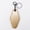 Gold, variant on MakerFlo Laserette® Leatherette Retro Motel Keychain, Double-Sided Laser Engraving & UV Printing Ready, Metallic Gold, Case of 12