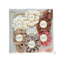 Scunci Soft Scrunchies for Thick Hair, 6 count - Walmart.com
