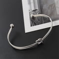thumbnail image 6 of Open Bracelet Adjustable Skinny Wire Bangle Women Jewelry -, 6 of 9