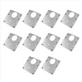 thumbnail image 3 of 10Pcs Cabinet Hinge Repair Plate Kit Kitchen Cupboard Door Hinge Mounting Plate with Holes Flat Fixing Brace Brackets, 3 of 4