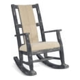 thumbnail image 1 of Rena Rocking Chair- Cushion Seat and Back- Black Mahogany Mindy Wood, 1 of 6