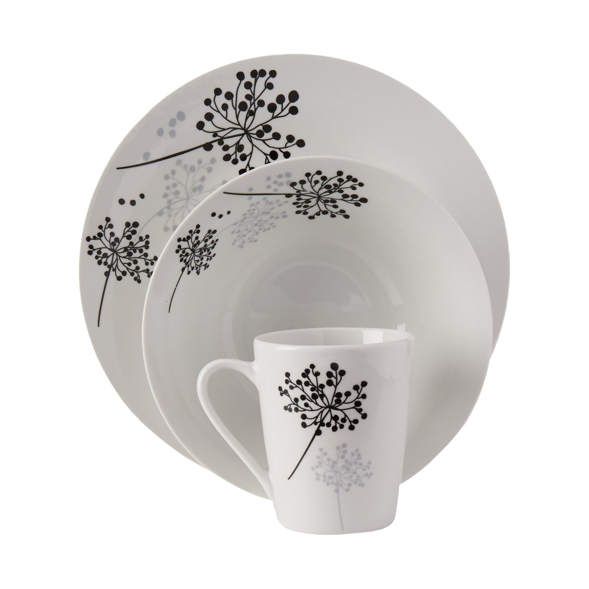 Gibson Home Netherwood Dinnerware Set, 12 Piece