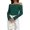 Green, variant on CoCopeaunts Women's Long Sleeve Off Shoulder Tunic Sweater Fall Winter Sexy Ribbed Knit Slim Fit Crop Tops