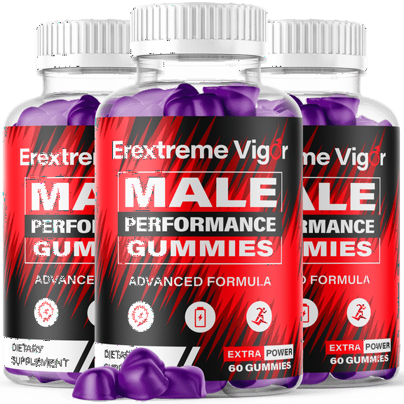 Erextreme Vigor Gummies Advanced Formula All Natural Vitamin Supplement ErextremeVigor 180 Gummies