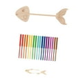 thumbnail image 4 of Juguete de clasificación de espinas de pescado, juguete educativo temprano, juguete de madera para aprender a clasificar por colores. S, 4 of 9