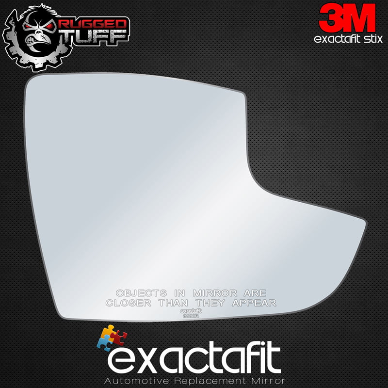 exactafit 8660R Passenger Right Side Mirror Glass Replacement fits 2012-2018 Ford Focus by Rugged TUFF 