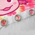 thumbnail image 4 of Manfei Kawaii Axolotl Animal Blackout Curtains Set of 2 (52x84 Each) for Kids, Pink Swirl Spiral Window Curtains, Watercolor Art Curtains and Drapes, Window Curtains Bedroom Decor, 4 of 6