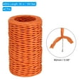 thumbnail image 2 of 164ft Floral Bind Wire Wrap Twine 2 Rolls 2mm Florist Wire Iron Wire Paper Covered Vine Orange, 2 of 6