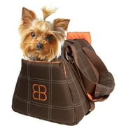 Petego Emanuele Bianchi Design Pet Carrier Pouch Small Dog Travel Bag Soft Sided Small Cat Kitten Puppy Comfort Stylish Shopping Portable Cozy