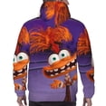 thumbnail image 6 of Lsque inside out 2 Pattern Casual Men's Hoodie,Hooded Sweatshirt with Kangaroo Pocket,Pullover Hoodie-Large, 6 of 8