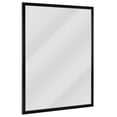 thumbnail image 1 of Espejo de tocador de pared con marco flotante negro brillante Fine Art Tj, 1 of 5