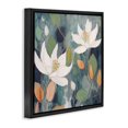 thumbnail image 3 of Stupell Industries Scandinavian Lilies on Geometric Pattern Black Floating Frame Canvas Art, 25 x 25, by Lazar Studio, 3 of 8