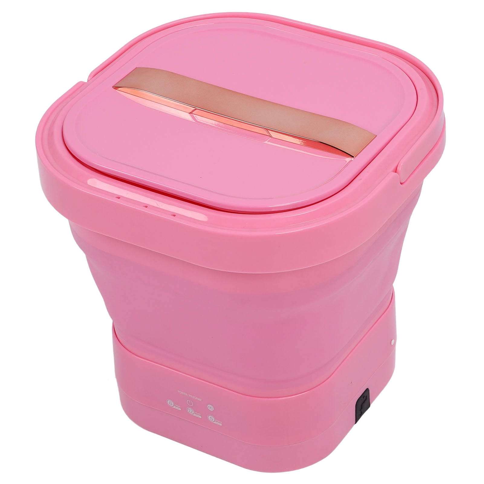 Mini Portable Bucket Washer, Folding Washing Machine, Fast Cleaning and Dewatering Compact Rechargeable Mini Washer and Spin Dryer for Socks, Underwear, T Shirts, Towels