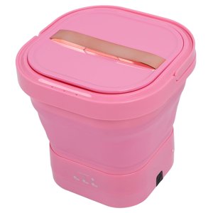 Mini laveuse le seau portable, machine à plier, nettoyage rapide et désassèchement Compact rechargeable Mini Lave-linge et sécheuse Spin pour chaussettes, sous-vêtements, T-shirts, serviettes
