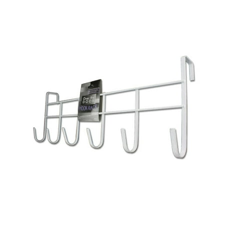 White Over The Door Hook Rack (Available in a pack of (Best Over The Counter For Gas And Bloating)