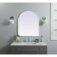 thumbnail image 3 of Elegant Decor Metal Frame Arch Mirror 30x36 Inch in Silver, 3 of 10