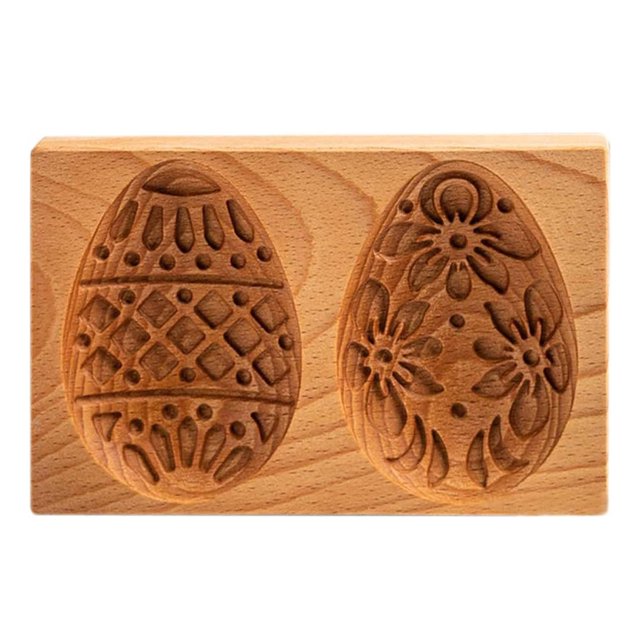 Molde de grabado en relieve para cortador de galletas de madera DIY, moldes de madera tallados en 3D, moldes para galletas, grabado en relieve, artesanía decorativa, herramientas para hornear para