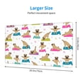 thumbnail image 2 of Rateoe Yoga Dogs Poses Print Mouse Pad - Extended Large Gaming Mousepad,Non-Slip Stitched Edge,16x29.5 Inch, 2 of 8