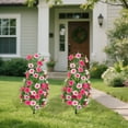 thumbnail image 5 of Outdoor Fake Flowers, Baby's Breath Ground Plug Decor, Artificial Garden Plants, UV Resistant Lawn Ornament, Simulation Flower Stakes for Yard Courtyard Decoration, 5 of 6