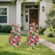 thumbnail image 1 of Outdoor Dianthus Flower Ground Plug Simulation Plants Ground Nail Decoration Courtyard Garden Ground Fake Flowers, 1 of 6