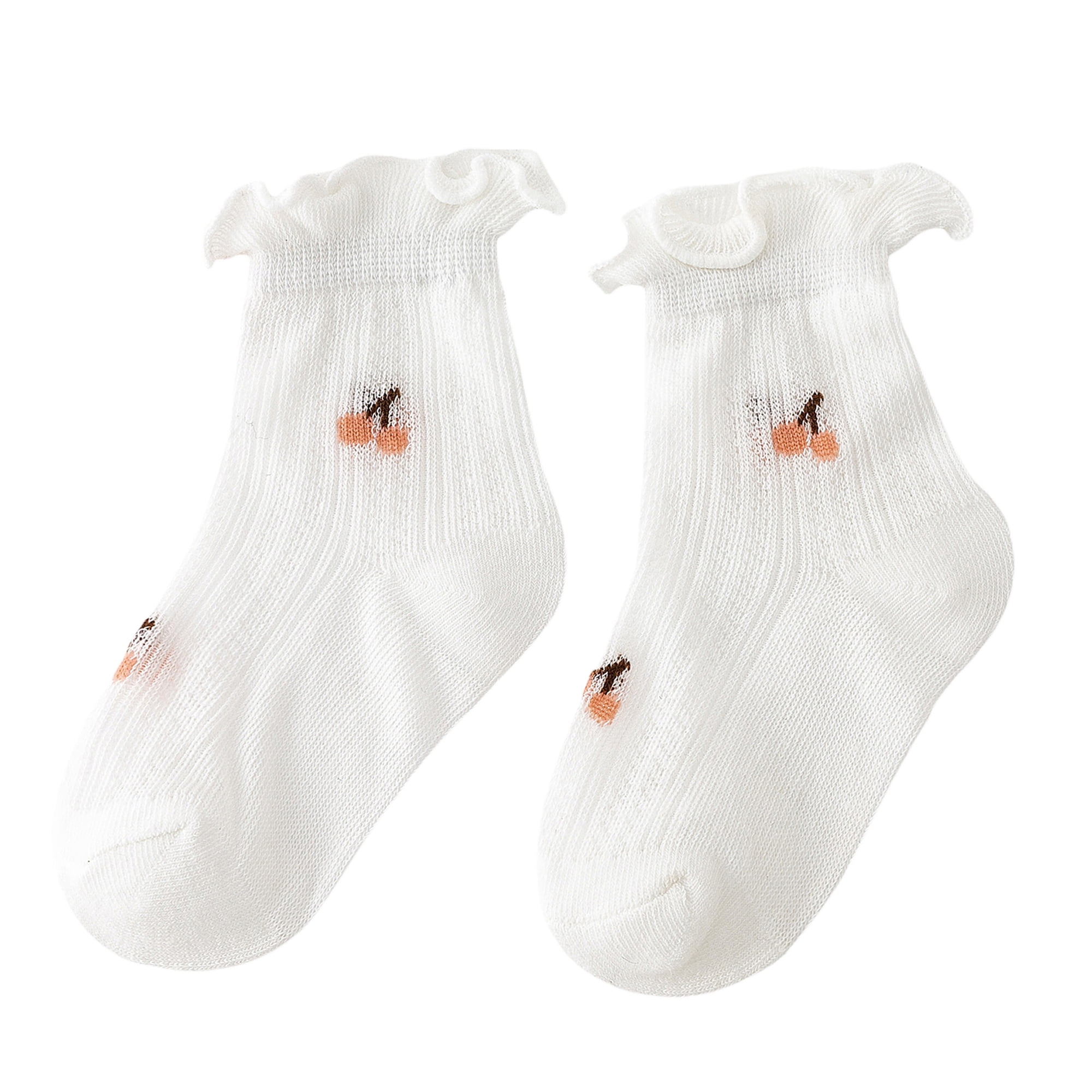 Chaussettes Fête école Ballet Lot De 6 Paires Chaussettes à Volants Blanc Pour Filles 1-15 Ans - Dentelle Double Couche, Coton 100% Chaussettes Fête Taille S à XL