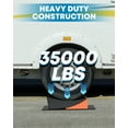 thumbnail image 4 of Kohree RV Leveling Blocks ,Up to 35000 LBS, Camper Leveling Blocks with Chocks, Anti-Slip Mats, Carry Bag, RV Leveling System for Travel Trailers, 4" Max Leveling Height, 2 Packs, Orange, 4 of 10