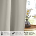 thumbnail image 6 of NICETOWN Sidelight Door Curtain, Thermal Insulated Privacy French Sliding Glass Door Curtain, Blackout Door Panel with Adjustable Tie Back for Bedroom, Natural, 36"x72", 1 PC, 6 of 7