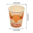 thumbnail image 3 of Dmlowu 16pcs Christmas Paper Cups - Cute Disposable Cups for Xmas Decor, Exquisite Christmas Cups for Christmas Decorations Holiday Party Supplies, 3 of 9