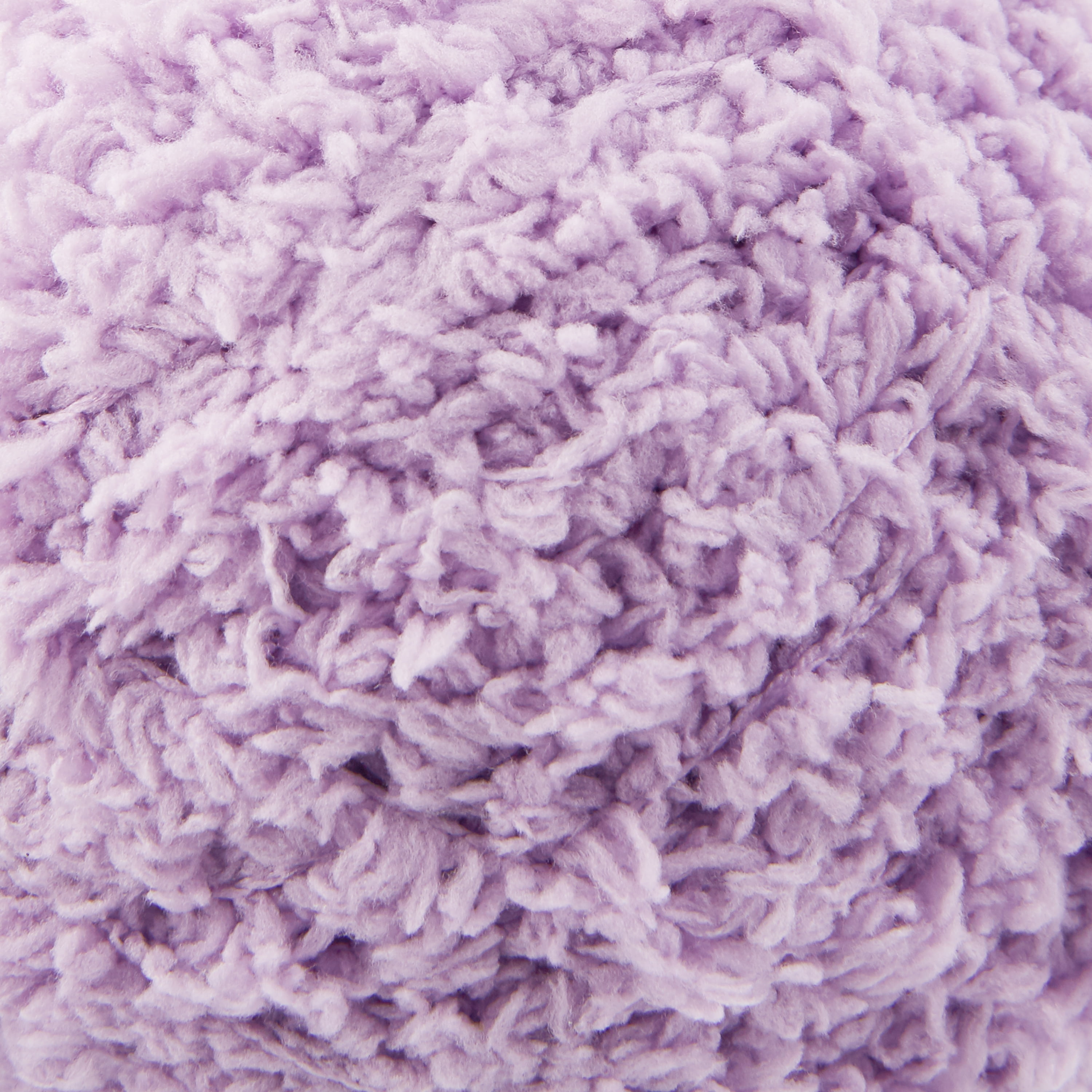Mainstays Feather Fringe Yarn, Sweet Violet, 251 Yards, 100% Polyester, Light Weight, Pack of 3