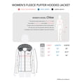 thumbnail image 5 of Hat and Beyond Women's Reversible Comfortable Lounge Fleece Sherpa And Puffer Jacket With Hood, 5 of 5
