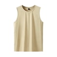 thumbnail image 2 of Jyeity Mens Tank Silk Gym Crew Neck Tank Top, Plus Size Casual Breathable Sporty Tank Tops, 2 of 9