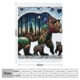 thumbnail image 4 of YANMS To Blanket from Dad, Gifts for Daughter from , Bear Blanket for Daughter, Idea Gift for Daughter Birthday Christmas Idea Gifts, Super Soft Flannel Throw Blanket, 4 of 6